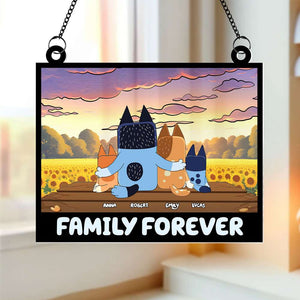 Personalized Gifts For Family Suncatcher Ornament 05NATI010724-Homacus