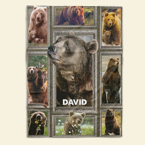 Personalized Gifts For Bear Lover Blanket 011qhti030125-Homacus