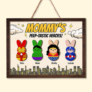 Personalized Gifts For Mom Wood Sign Best Mom Ever 05KATI210224-Homacus