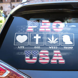 Political Car Decal, Republican Car Decal 04toti060724-Homacus