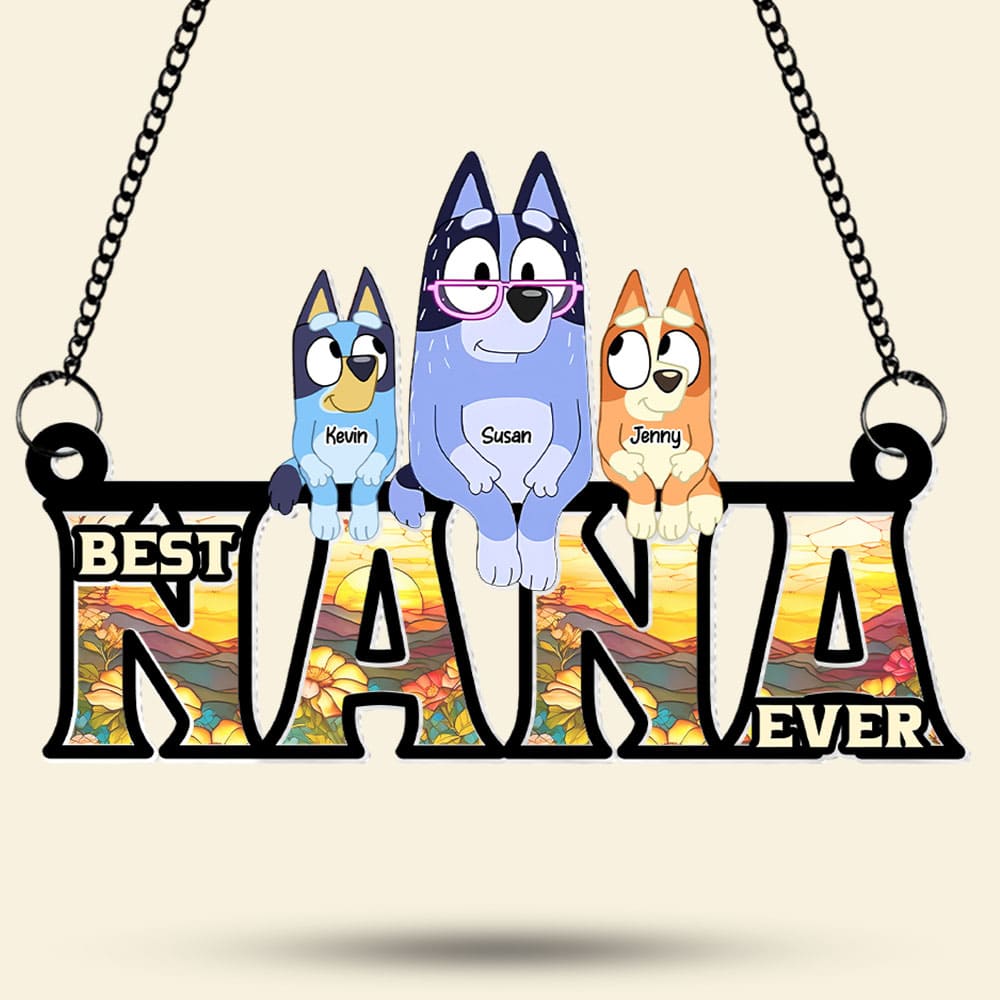 Personalized Gifts For Grandma Suncatcher Ornament 021ohti100425-Homacus