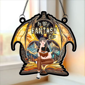 Personalized Gifts For Book Lover Suncatcher Ornament Fantasy Book 012xqti060125pa-Homacus