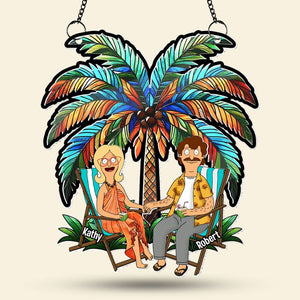Personalized Gifts For Couple Suncatcher Ornament 01xqti100225pa-Homacus