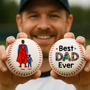 Super Dad Baseball - Personalized Gift For Dad 01ACHU290425PA-Homacus