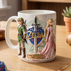 Celebrating 40 Years Of Love Coffee Mug - Personalized Anniversary Gift 03NATI070126-Homacus