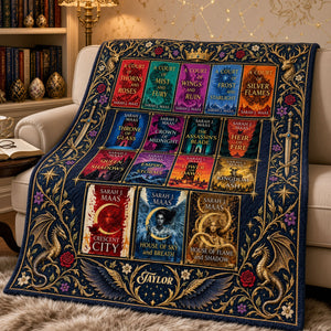 Book Series Blanket - Personalized Gifts For Fantasy Lovers 04nati071026-Homacus