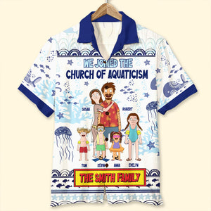 Cartoon Family Hawaiian Shirt - Personalized Gifts For Family Vacation 03qhti120225hg-Homacus