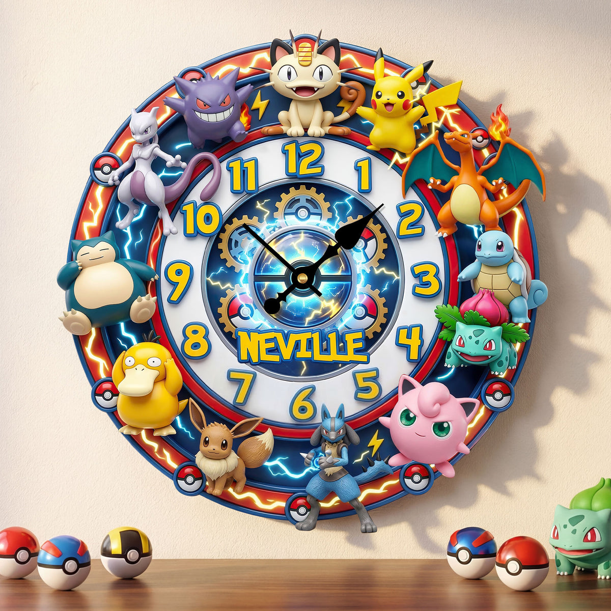 Adventure Hanging Wall Clock - Personalized Unique Gifts 05HUTI120326-Homacus