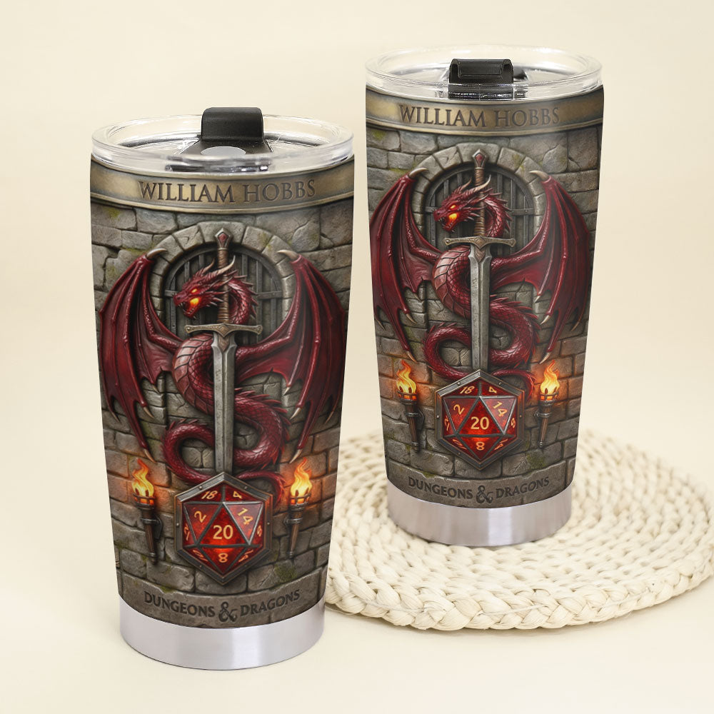 Dragon Tumbler - Personalized Gifts For Dragon Lover 01pati030226-Homacus
