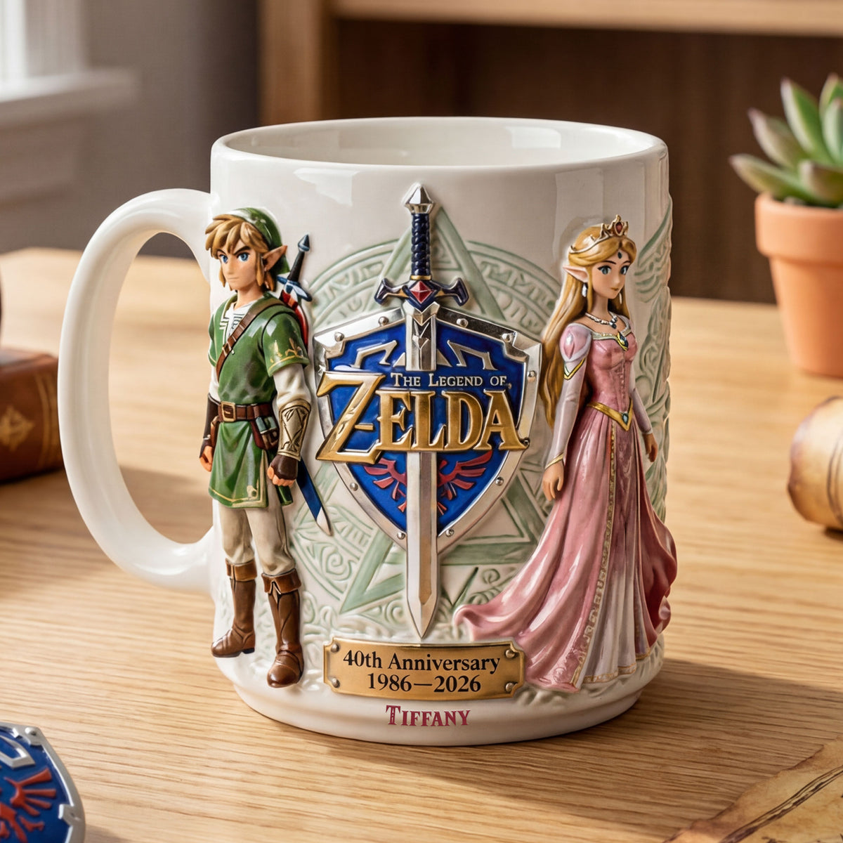 Celebrating 40 Years Of Love Coffee Mug - Personalized Anniversary Gift 03NATI070126-Homacus