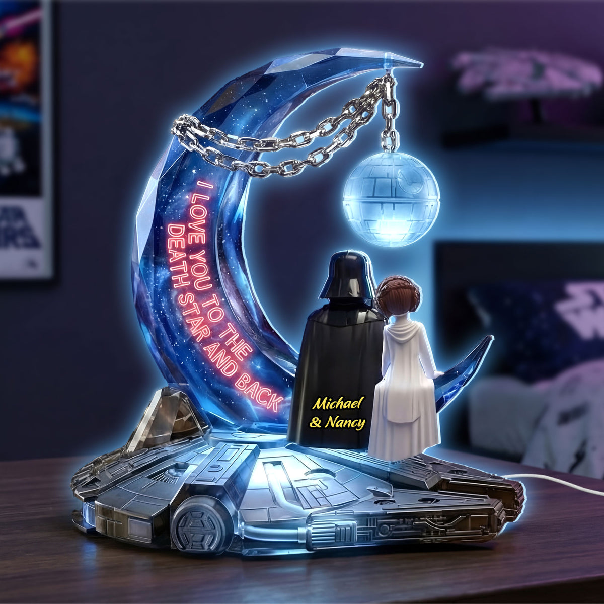 Romantic Couple Acrylic Light Box - Personalized Gifts For Couple 01pati291225-Homacus