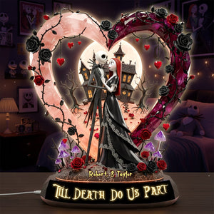 Spooky Couple Acrylic Light Box - Personalized Gifts For Couple 03toti291125-Homacus