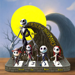 Nightmare Dad Plaque - Personalized Gifts For Dad 01ohti020525-Homacus