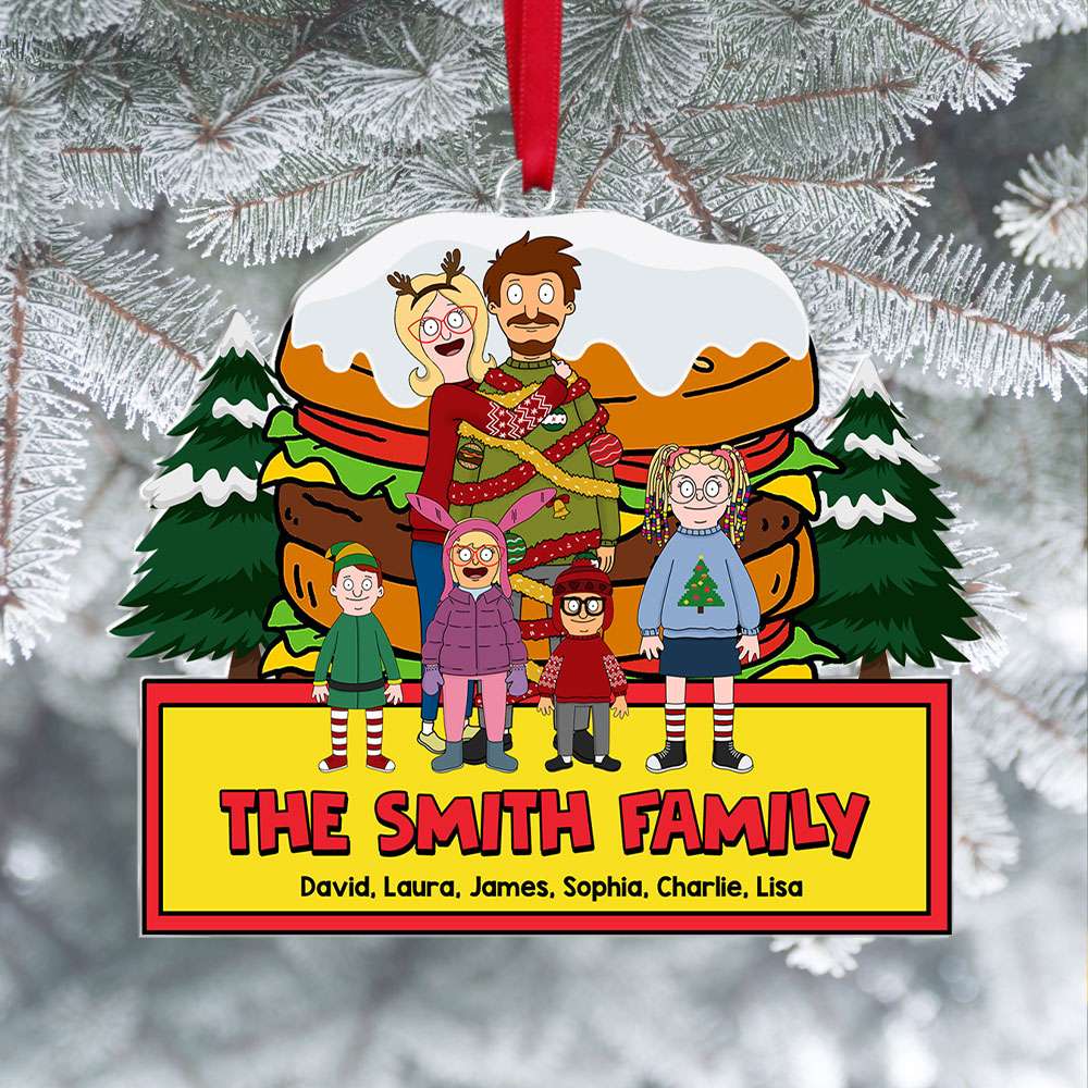 Personalized Gifts For Family, Tasty Acrylic Ornament Christmas 04XQTI091124HG-Homacus