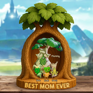 Personalized Gifts For Mom Plaque Best Mom Ever 02ohti110425-Homacus
