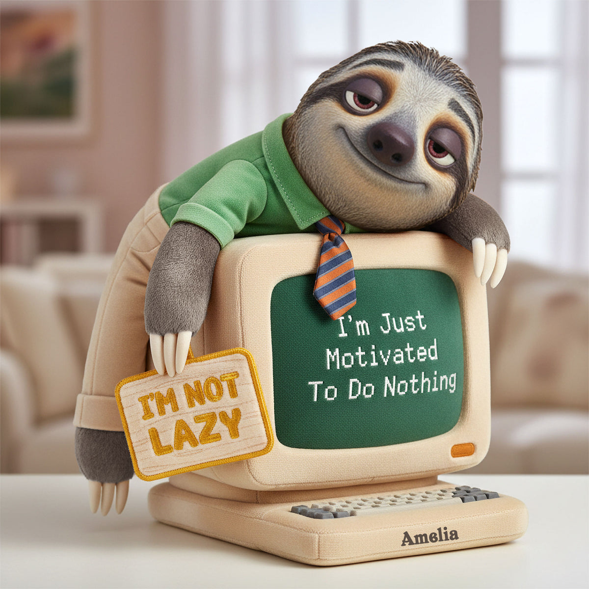 Lazy-Day Pillow - Personalized Gifts For Coworkers 05PATI271125-Homacus