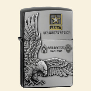 American Eagle Lighter - Custom Military Units and Military Logo For Veteran-Homacus