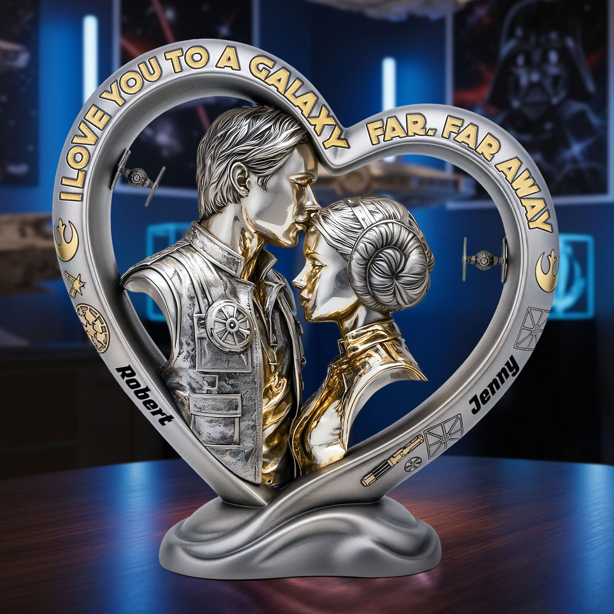 Galaxy Couple Plaque - Personalized Gifts For Couple 06tgti020725-Homacus