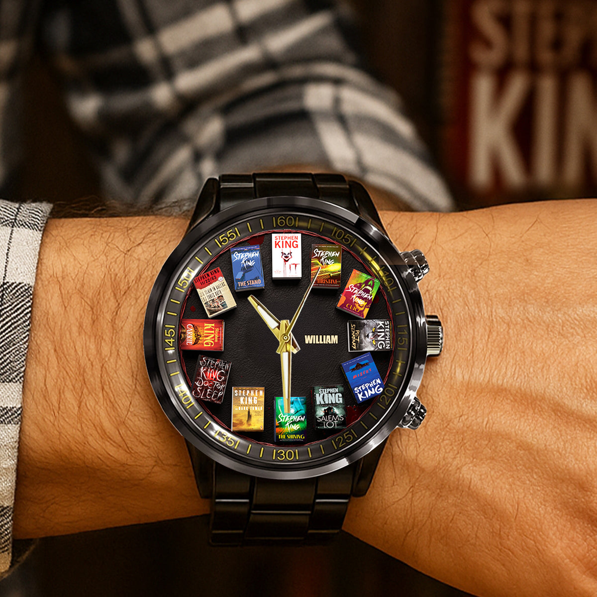 Novel Book Men's Watch - Personalized Gifts For Novel Lovers 04nati050825-Homacus