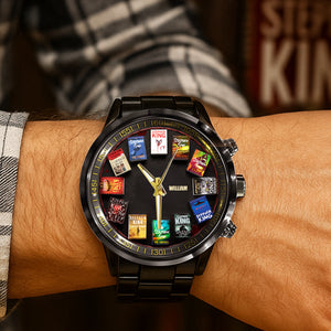 Novel Book Men's Watch - Personalized Gifts For Novel Lovers 04nati050825-Homacus