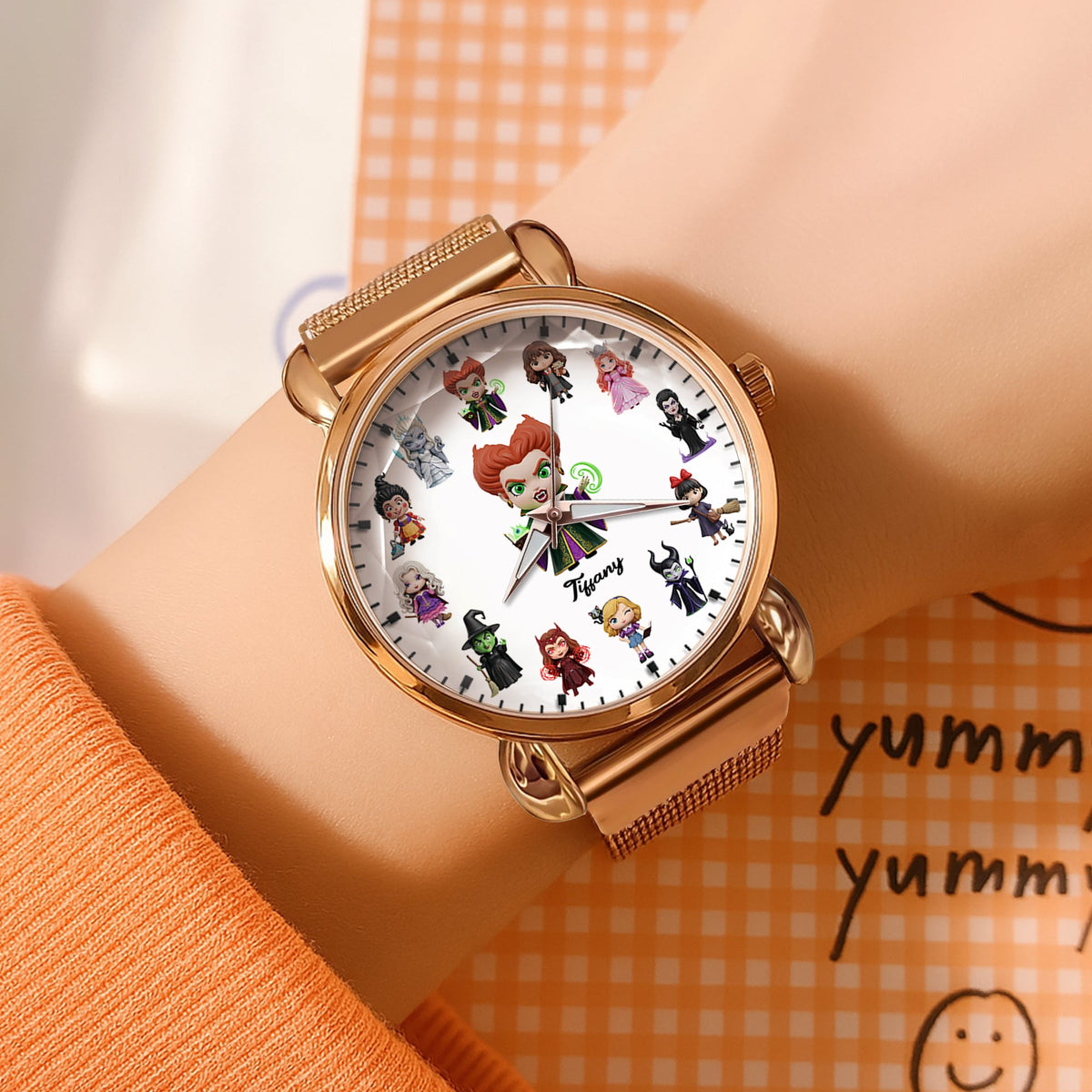 Witch Mesh Strap Quartz Watch - Personalized Gifts For Witch Fans 04nati180725-Homacus