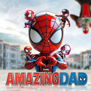 Amazing Dad Plaque - Personalized Gifts For Dad 04nati080525-Homacus