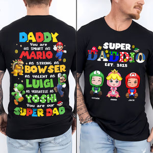 Personalized Gifts For Dad Shirt Super Daddio 04huti120325-Homacus