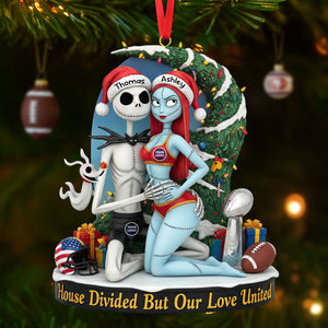 Spooky Couple Ornament - Personalized Gifts For Couple 05huti290925-Homacus