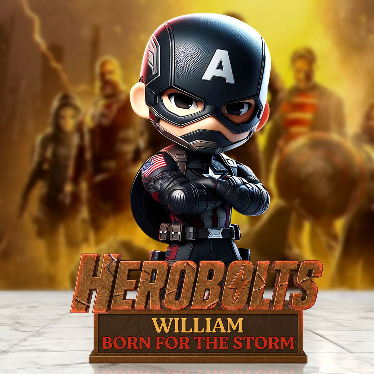 Herobolts Dad Plaque - Personalized Gifts For Dad 01ohti100525-Homacus