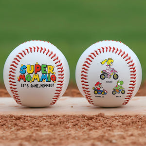 Personalized Gifts For Mom Baseball Super Mom-Homacus