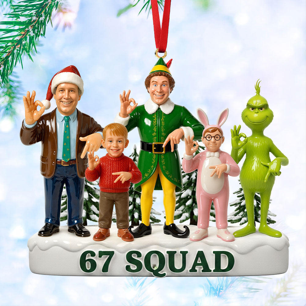 Funny Christmas Ornament - Personalized Gift For Christmas Ornament 02OHTI171125-Homacus