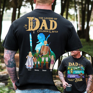 The Legend Of Dad Shirt Personalized Gifts For Dad 01HUHU050525HG-Homacus