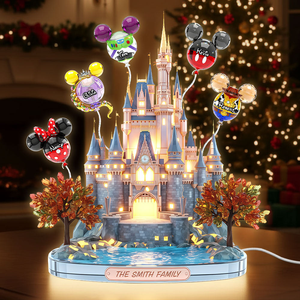 Personalized Gifts For Family, Custom Shape Acrylic Light Box 04ohti041125-Homacus