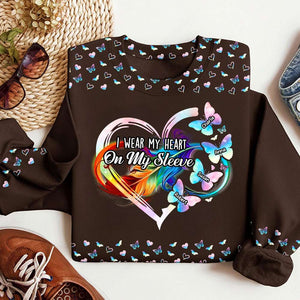 Personalized Gifts For Mom 3D Shirt Butterfly Kids Heart 03ACTI050325-Homacus