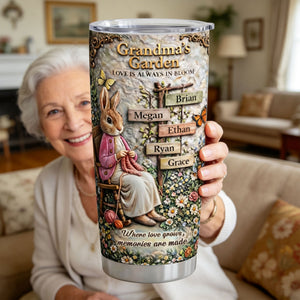 Grandma's Garden Tumbler - Personalized Gifts For Grandma and Mom 03tyti090326-Homacus