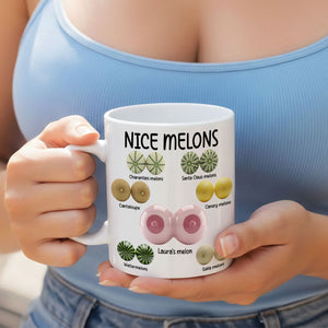 Funny Melon Coffee Mug - Personalized Gifts For Her Coffee Mug 01OHTI241125-Homacus