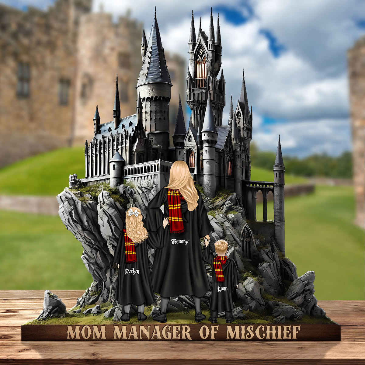 Christmas Magic Mom Plaque – Personalized Gifts For Most Enchanting Mom 02XQTI310325TM-Homacus