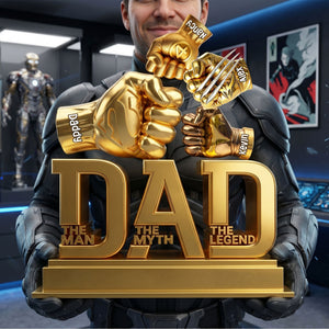 Power Fist Acrylic Plaque - Personalized Gifts For Dads 02ohti150526-Homacus