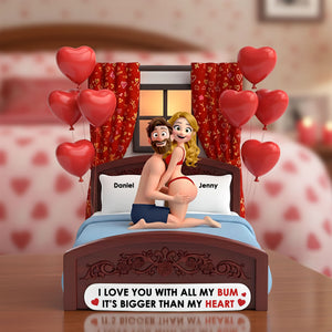 Cheeky Couple Acrylic Plaque - Personalized Gifts For Couple Plaque 04KITI271125