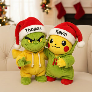 Friends, Couple Pillow - Personalized Gifts For Besties, Couple Christmas Pillow 02HUTI141125-Homacus