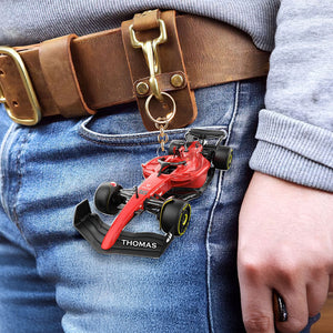 Personalized Gifts For Racing Car Keychain 01nati110225-Homacus