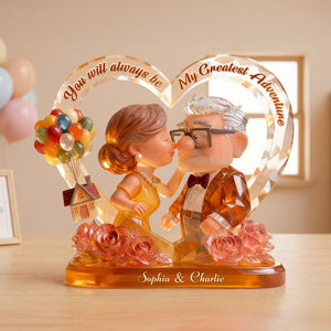 Lovely Old Couple Acrylic Plaque - Personalized Gifts For Couple 04toti080126-Homacus
