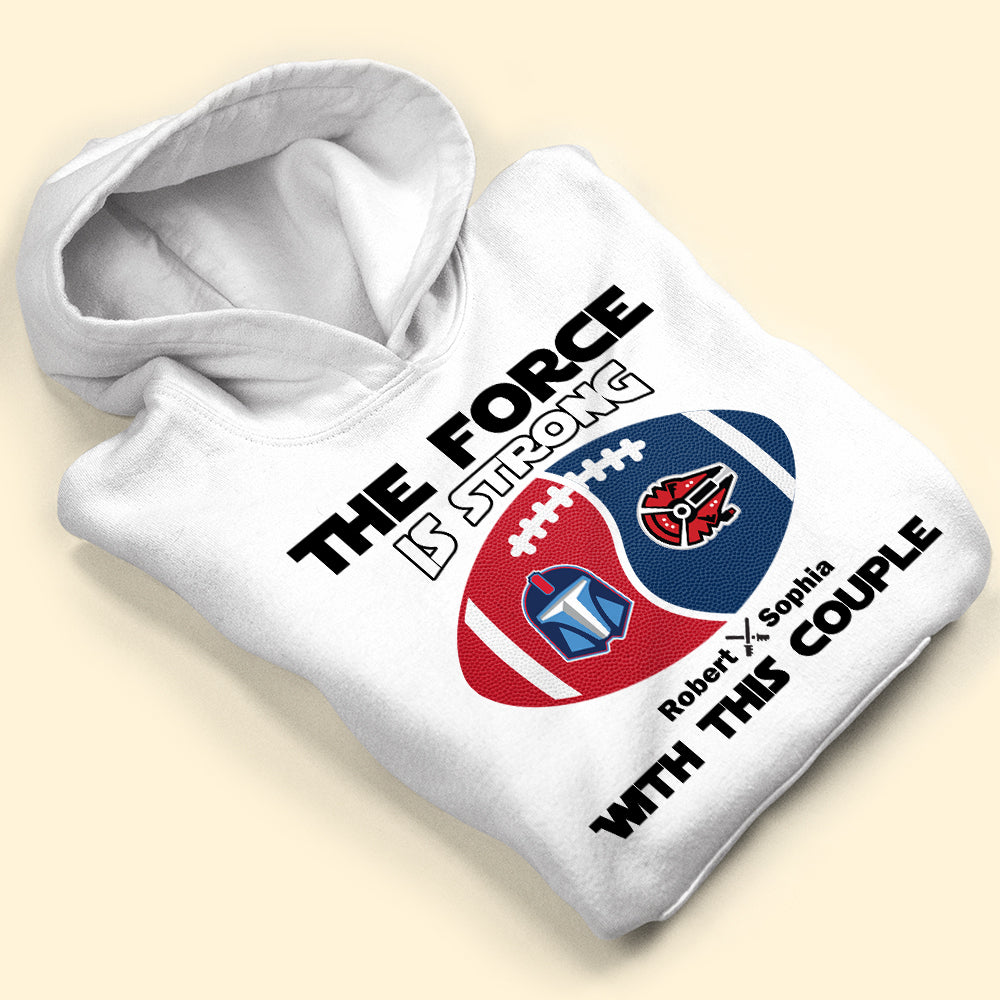 Custom Team Logo Gifts For Couple Shirt 01huti171123 American Football Team-Homacus