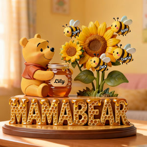 Mama Bear Acrylic Plaque - Personalized Gifts For Mother's Day 05hyti280126-Homacus