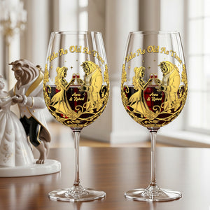 Fairytale Couple Wine Glass - Personalized Gifts For Couple 01tgti060825-Homacus