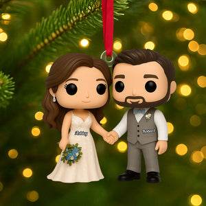 Cartoon Wedding Ornament - Custom Photo Gifts For Couple 05pgti040925-Homacus