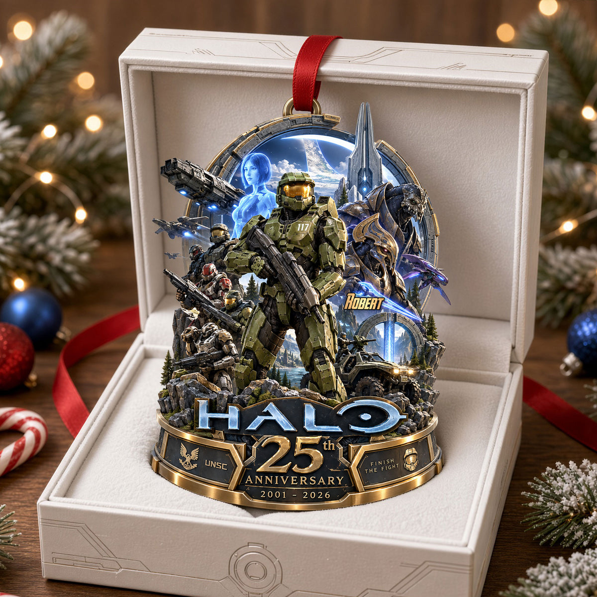 The Robot Commander Acrylic Ornament - Personalized Gifts 02qhti230926