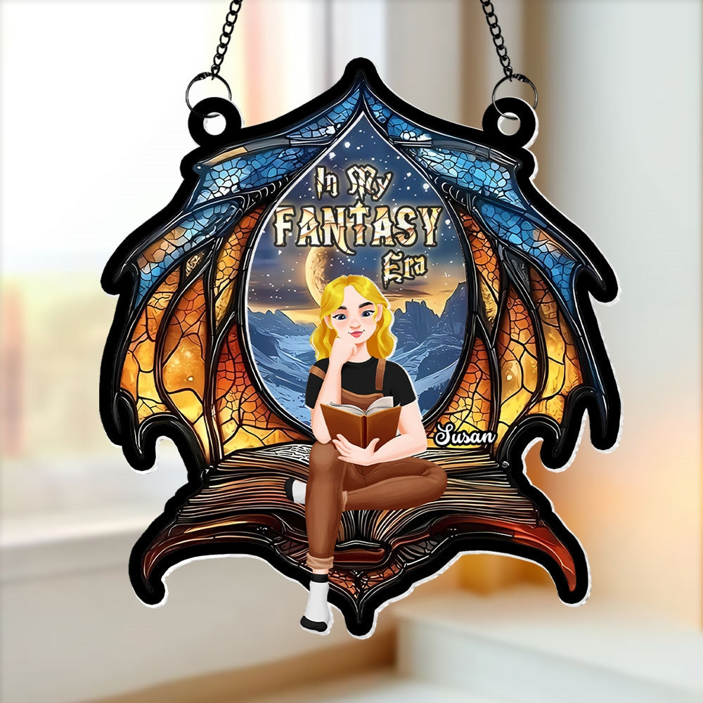 Personalized Gifts For Book Lover Suncatcher Ornament Fantasy Book 014xqti060125pa-Homacus