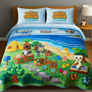 Cute Animal Quilt Bedding Set - Personalized Gifts For Game Lovers 05nati140725-Homacus