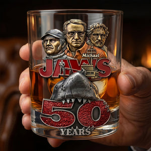 50 Years of Ocean Thrills Round Glass - Personalized Gifts 04ohti120626-Homacus